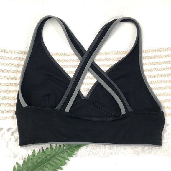 Victoria Secret Sport Black Cross Back Athletic Sports Bra - Picture 6 of 11